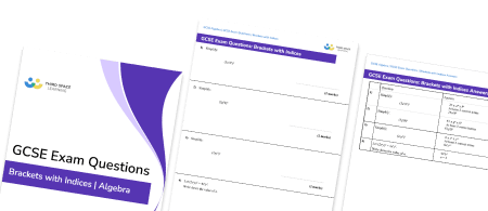 Brackets With Indices Exam Questions
