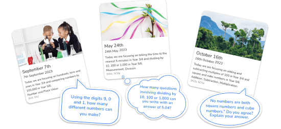 FREE daily maths challenges