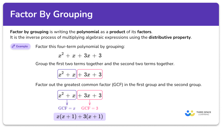 Factor by grouping