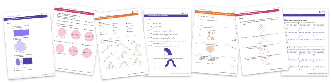 GCSE resources worksheets