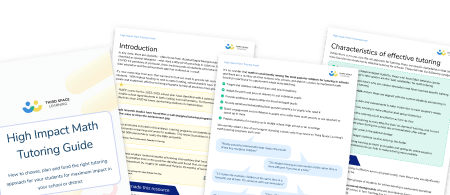 High Impact Tutoring Guide for Schools