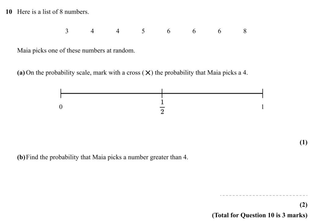 sample question probability and statistics - foundation