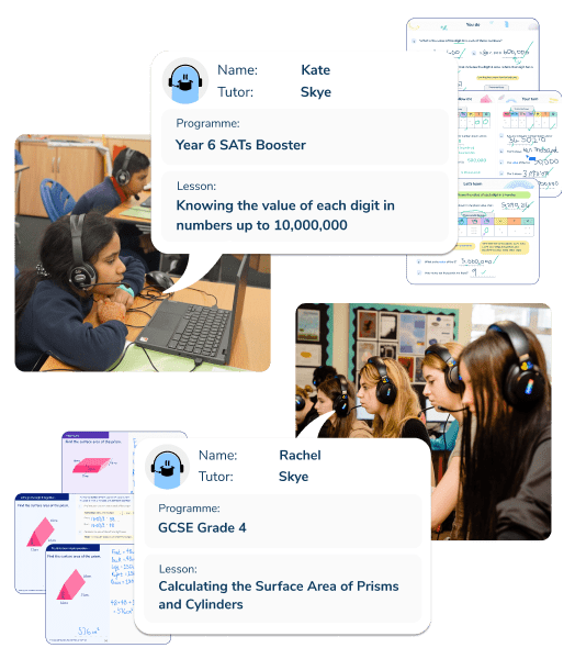 Online tutoring with AI tutor Skye