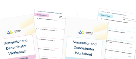 [FREE] Numerator And Denominator Worksheet (Grade 3 and 4)