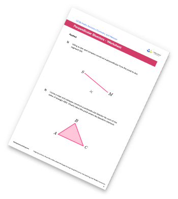 Perpendicular Bisector Worksheet
