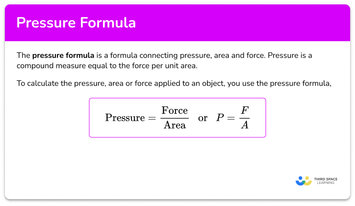 Pressure formula