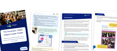 The Secondary Maths Subject Leader Toolkit